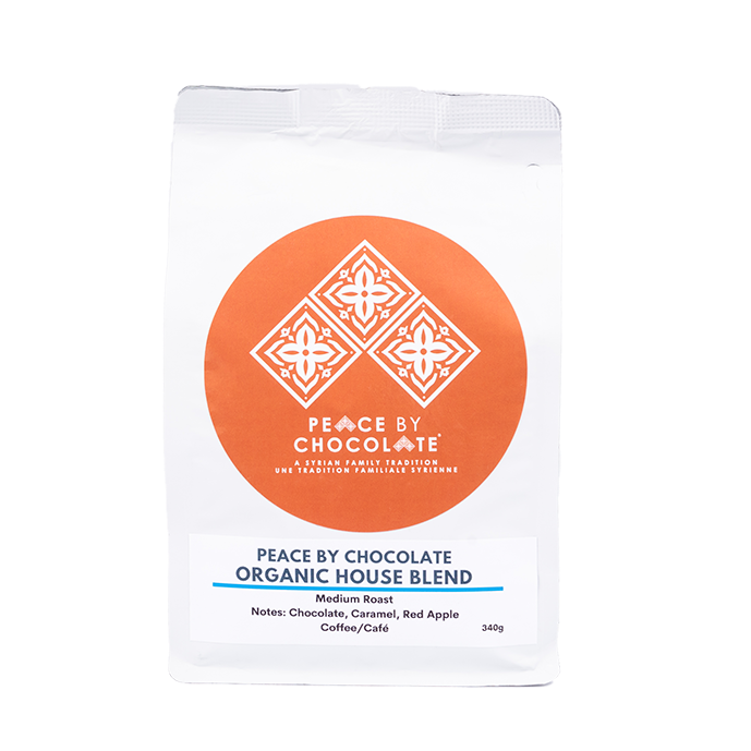 Organic House Blend Coffee 340g Front