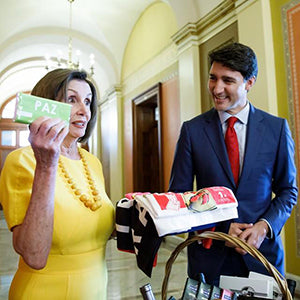 International: PM Trudeau gifts House Speaker Pelosi with Peace by Chocolate