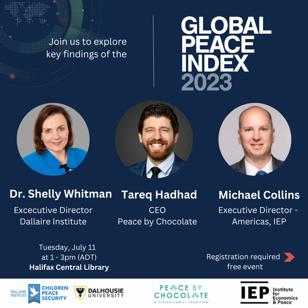 Canda Peace Announcing The First Global Peace Index event in Canada – Peace by ...