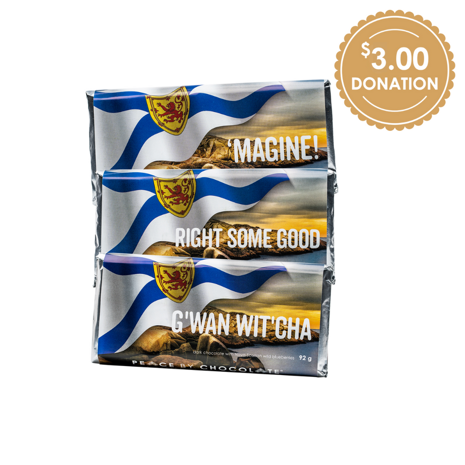 The Nova Scotia Bar 3-PACK – Peace by Chocolate
