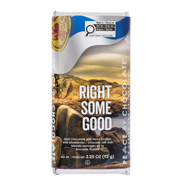 92g Right Some Good Nova Scotia Bar – Peace by Chocolate