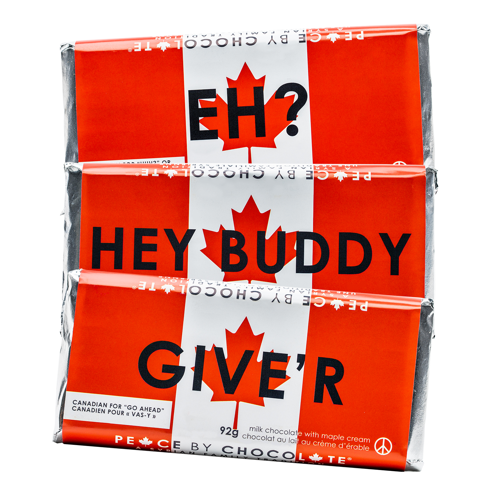 Peace by Chocolate Canada Peace Bar 3-Pack