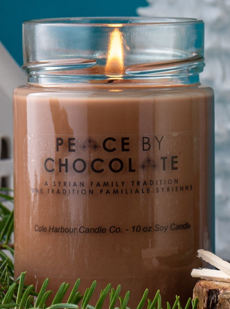 Candle Chocolate White Mint Milk 
